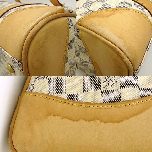 Louis Vuitton Damier Azur Berkley Handbag Boston Bag White - Picture 5 of 5